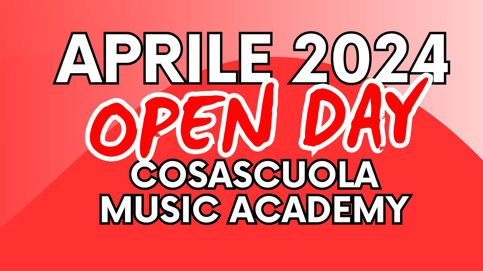 OPEN DAY APRILE 2024
