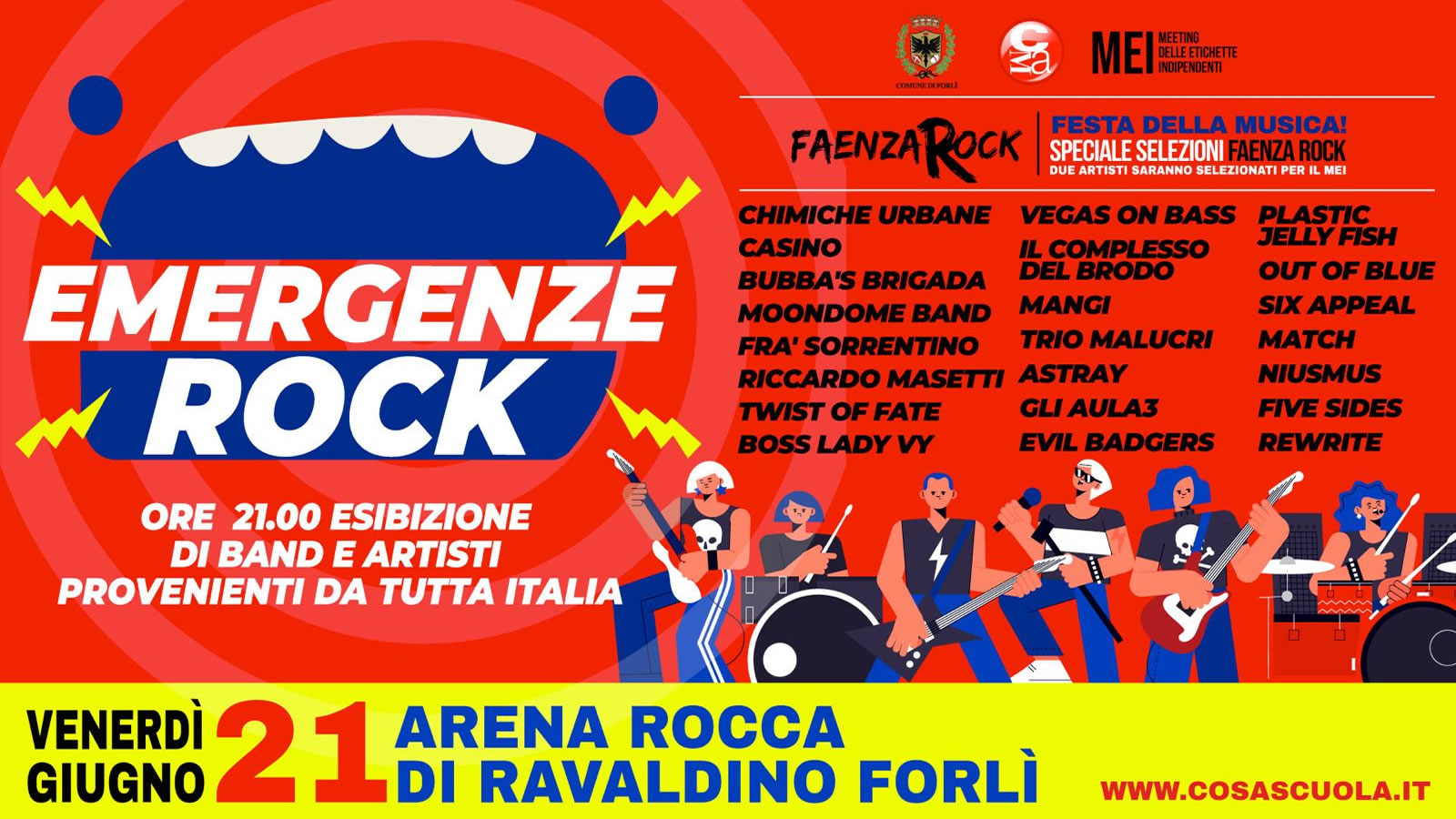 VERSO LA FESTA DELLA MUSICA : FAENZA, FORLI, SAN PIERO IN BAGNO VERSO UNA GRANDE FESTA DELLA MUSICA